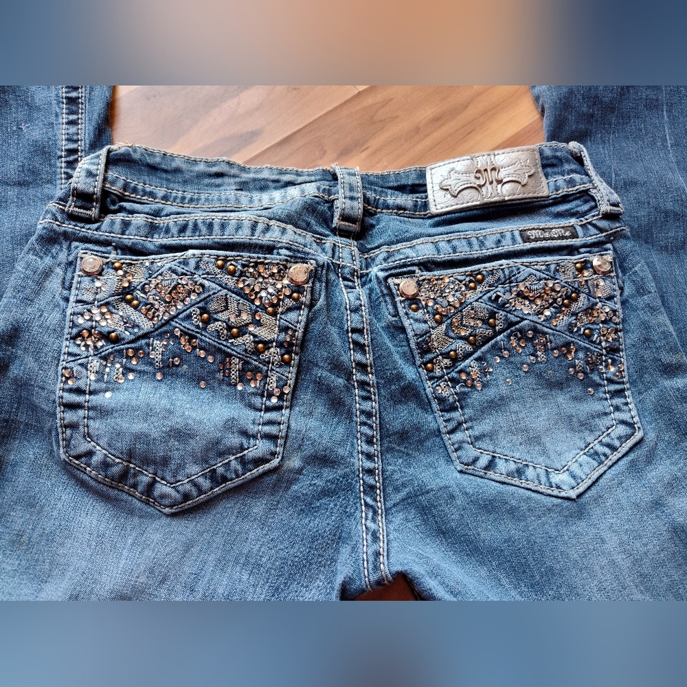 Embellished Blue Jeans